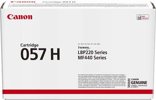 Canon 057H Negro Cartuccia Toner Originale - 3010C002/3010C004
