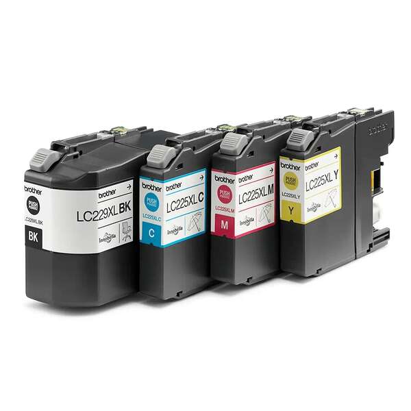 Brother LC229XL/LC225XL Confezione 4 Cartucce d'Inchiostro Originali - LC229XLVALBP