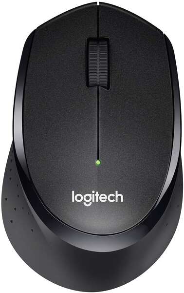 Logitech B330 Silent Plus Mouse Wireless USB 1000dpi - Silenzioso - 3 Pulsanti - Uso Destrorso - Colore Nero