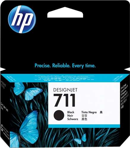 HP 711 Nero Cartuccia d'Inchiostro Originale - CZ129A