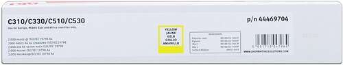 OKI C310/C510/MC351/MC361 Giallo Cartuccia Toner Originale - 44469704