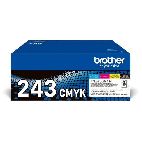 Brother TN243 Pack 4 Cartucce Toner Originali - TN243CMYK