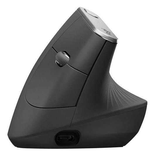 Logitech MX Vertical Mouse Ergonomico Avanzato 4000dpi - Angolo Verticale di 57º - 4 Pulsanti Programmabili - Utilizzo Destrorso - Colore Nero