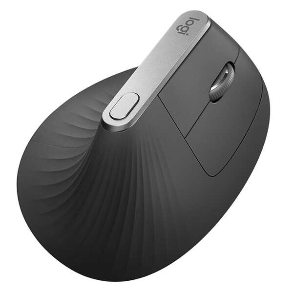 Logitech MX Vertical Mouse Ergonomico Avanzato 4000dpi - Angolo Verticale di 57º - 4 Pulsanti Programmabili - Utilizzo Destrorso - Colore Nero