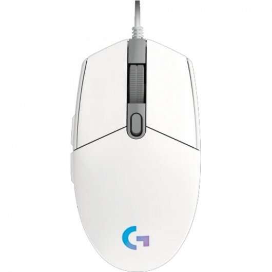 Logitech G203 Lightsync Mouse USB 8000dpi - 5 Pulsanti Programmabili - Illuminazione RGB Lightsync - Uso Destrorso - Cavo 2.10m