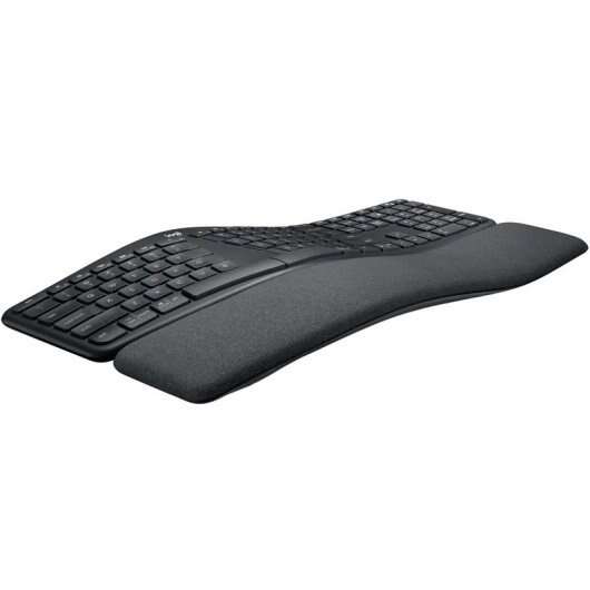 Logitech Ergo K860 Teclado Bluetooth Inalambrico USB - Ergonomico - Reposamuñecas - Colore Nero