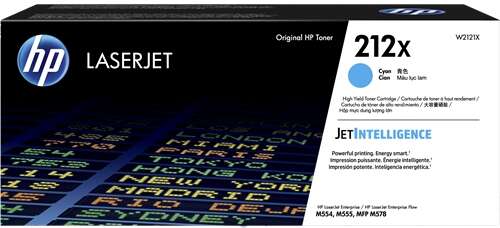 HP W2121X Ciano Cartuccia Toner Originale - 212X