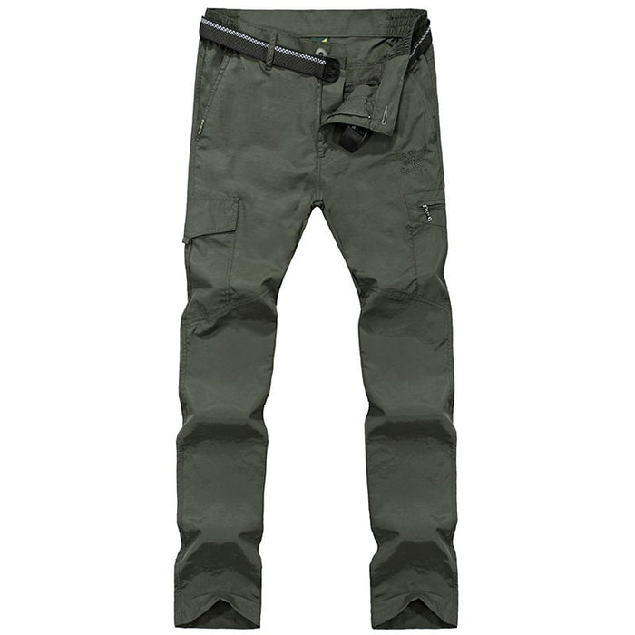 Pantaloni Tattici Impermeabili da Uomo in Camouflage con Tasche, Pantaloni Cargo con Design Militare, Ideali per Esterno e Lavoro