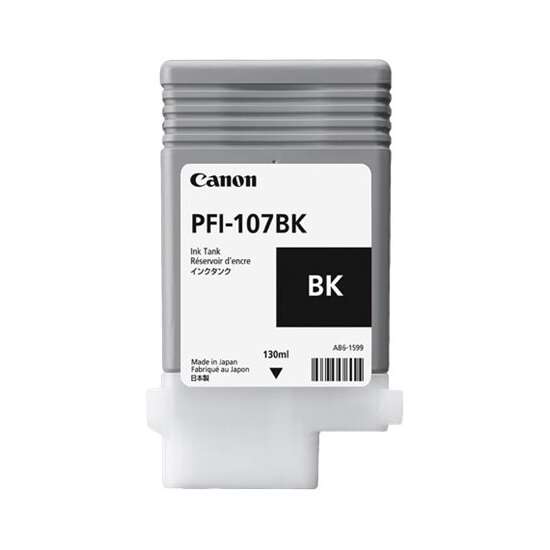 Canon PFI107 Nero Cartuccia d'Inchiostro Originale - 6705B001/PFI-107BK