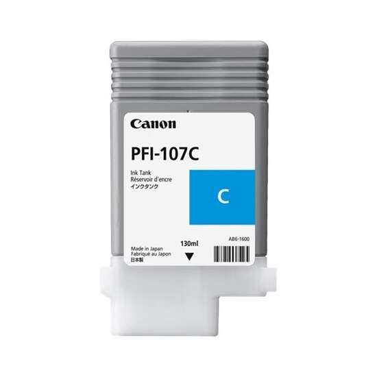 Canon PFI107 Ciano Cartuccia d'Inchiostro Originale - 6706B001/PFI-107C