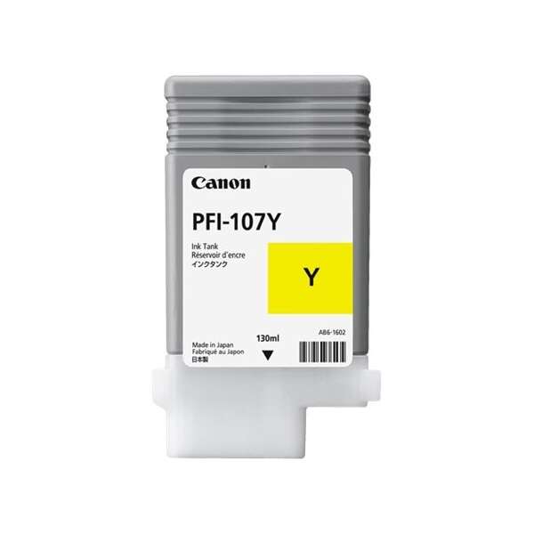 Canon PFI107 Giallo Cartuccia d'Inchiostro Originale - 6708B001/PFI-107Y