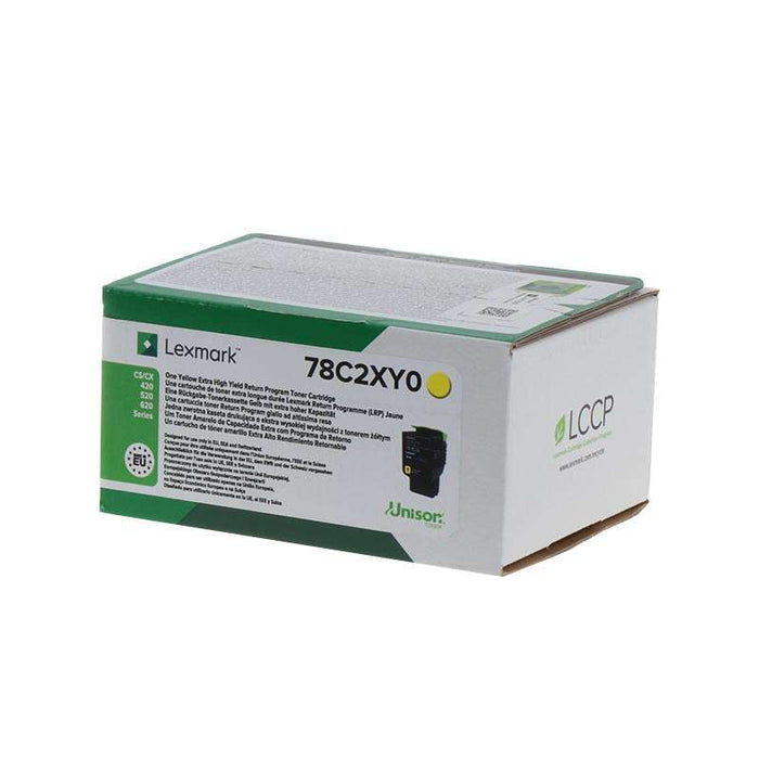 Lexmark CS421/CS521/CS622/CX421/CX522/CX622/CX625 Giallo Cartuccia Toner Originale - 78C2XY0/78C2XYE