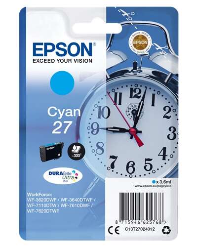 Epson T2702 (27) Cartuccia di inchiostro originale ciano - C13T27024012