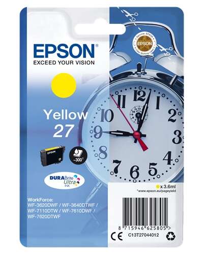 Epson T2704 (27) Cartuccia di inchiostro originale giallo - C13T27044012