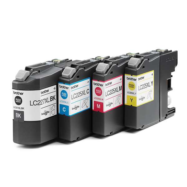 Brother LC227XL/LC225XL Confezione 4 Cartucce d'Inchiostro Originali - LC227XLVALBP