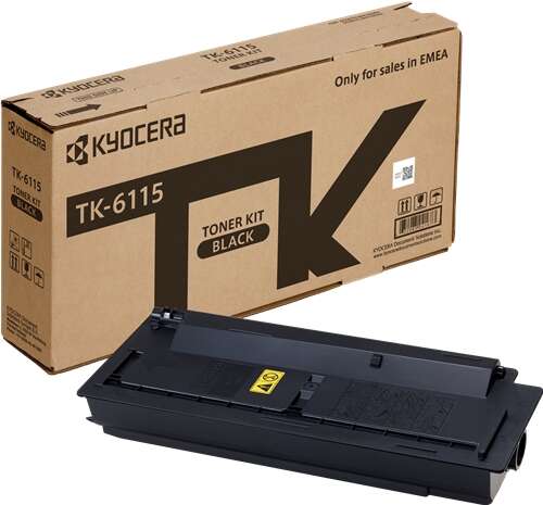 Kyocera TK6115 Nero Cartuccia Toner Originale - 1T02P10NL0