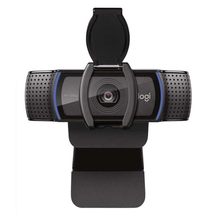 Logitech C920e Webcam Full HD 1080p USB 3.2 - Messa a Fuoco Automatica - Microfoni Integrati - Copri Obbiettivo - Campo Visivo 78° - Cavo 1.50m - Colore Nero