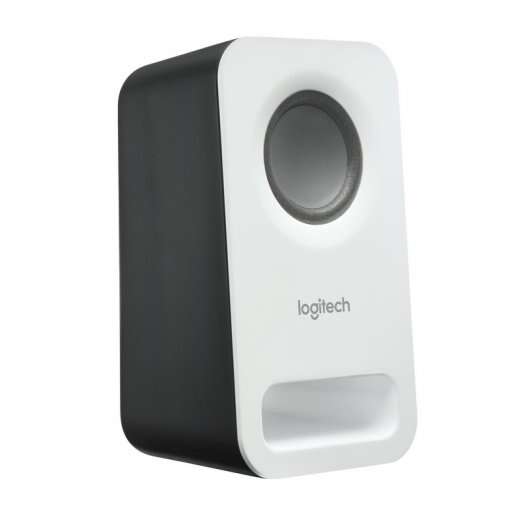 Logitech Z150 Altoparlanti Multimediali 2.0 6W - Ingresso Jack 3.5mm - Presa Cuffie - Cavo 1.80m - Colore Bianco