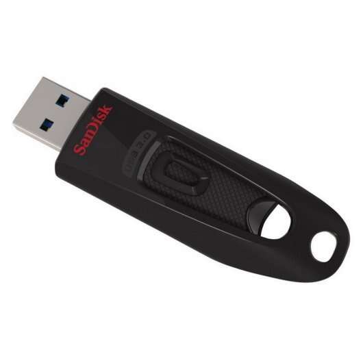Sandisk Cruzer Ultra Memoria USB 3.0 64GB - Fino a 80MB/s di Trasferimento - Colore Nero (Pendrive)