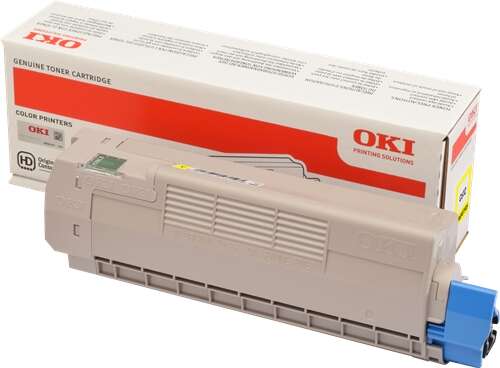 OKI C612 Cartuccia Toner Giallo Originale - 46507505