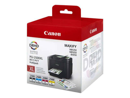 Canon PGI2500XL Confezione 4 Cartucce d'Inchiostro Originali - 9254B004/9254B010