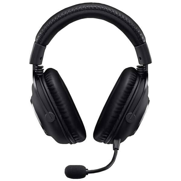Logitech G Pro X Cuffie Gaming 7.1 con Microfono - Microfono Flessibile - Archetto Regolabile - Padiglioni Imbottiti - Altoparlanti 50mm - Cavo 2m - Colore Nero