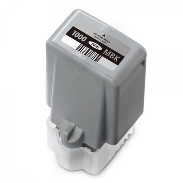 Canon PFI1000 Nero Opaco Cartuccia d'Inchiostro Pigmentato Compatibile - Sostituisce 0545C001/PFI-1000MBK