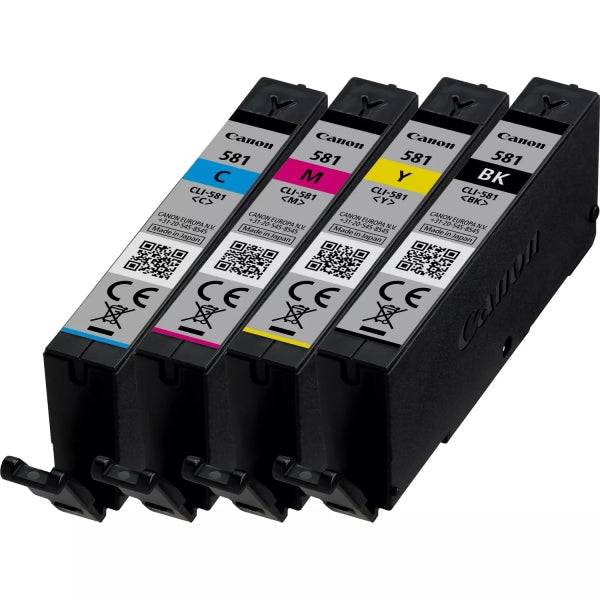Canon CLI581 Confezione 4 Cartucce d'Inchiostro Originali - 2103C004/2103C007