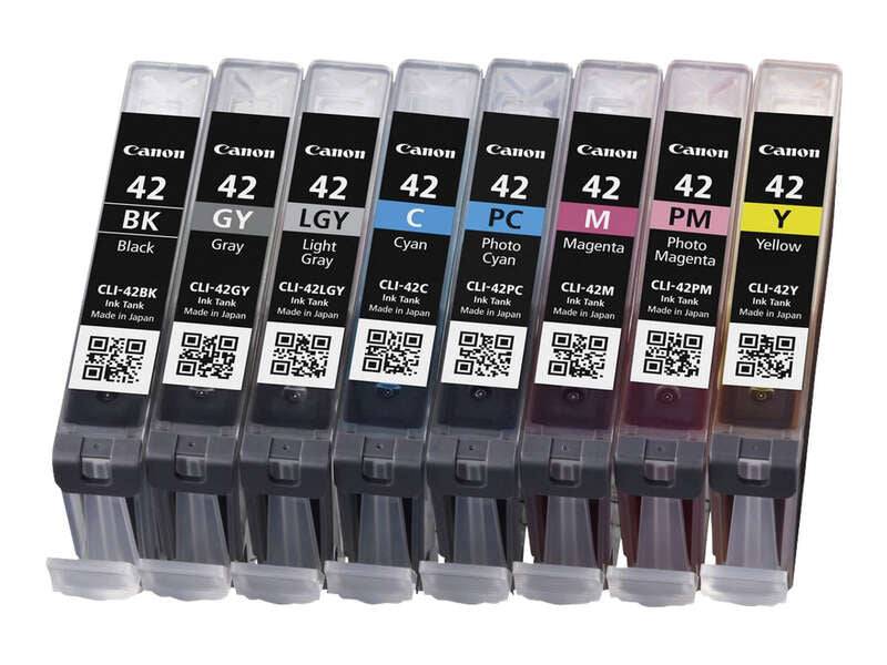 Canon CLI42 Confezione 8 Cartucce d'Inchiostro Originali - 6384B010