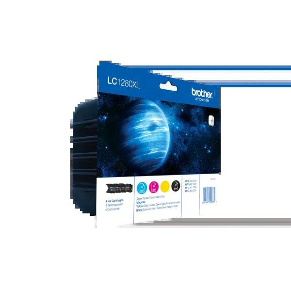 Brother LC1280XL Confezione 4 Cartucce d'Inchiostro Originali - LC1280XLVALBP