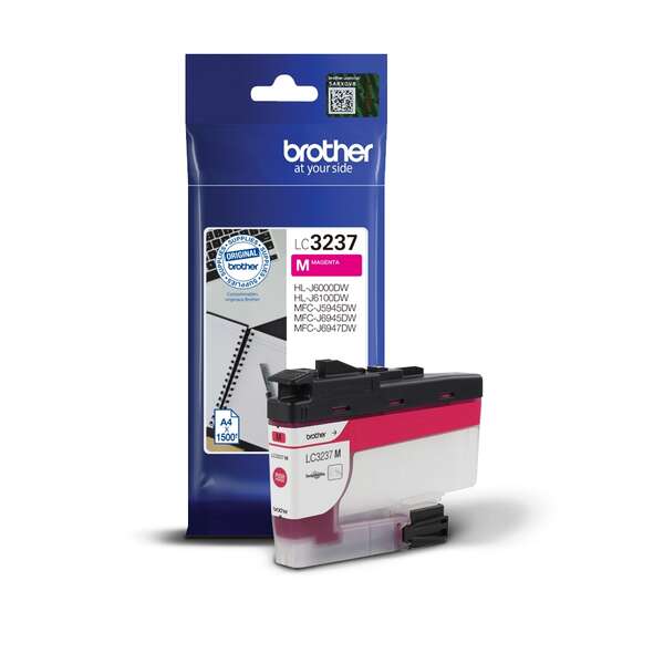 Brother LC3237 Magenta Cartuccia d'Inchiostro Originale - LC3237M