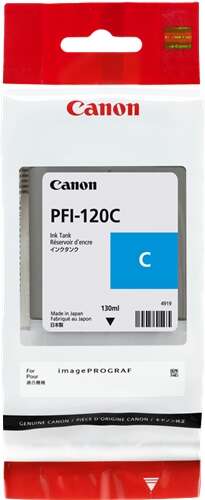 Canon PFI120 Ciano Cartuccia d'Inchiostro Originale - 2886C001/PFI-120C