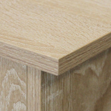 Tavolo allungabile in melamina marrone chiaro 140/190x90 cm