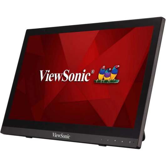 ViewSonic Monitor Tactil LCD 16" HD - Hasta 10 Puntos de Contacto - Respuesta 12ms - Altavoces 2W - Angulo de Vision 90º - HDMI, VGA - VESA 75x75 mm