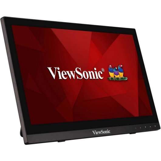 ViewSonic Monitor Tactil LCD 16" HD - Hasta 10 Puntos de Contacto - Respuesta 12ms - Altavoces 2W - Angulo de Vision 90º - HDMI, VGA - VESA 75x75 mm