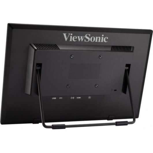 ViewSonic Monitor Tactil LCD 16" HD - Hasta 10 Puntos de Contacto - Respuesta 12ms - Altavoces 2W - Angulo de Vision 90º - HDMI, VGA - VESA 75x75 mm