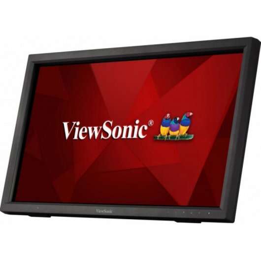 ViewSonic Monitor Tactil LED 21.5" Full HD 1080p - Hasta 10 Puntos de Contacto - Respuesta 5ms - Altavoces 4W - Angulo de Vision 170º - USB, HDMI, DVI y VGA - VESA 100x100 mm