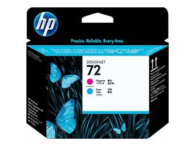 HP 72 Testina Stampa Originale - Ciano e Magenta - C9383A