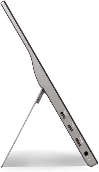 ViewSonic Monitor Touch LED 15.6" IPS Full HD 1080p - 10 Punti di Contatto - Risposta 6.5ms - Altoparlanti 1.6W - Angolo di Visione 178º - USB-C, Mini HDMI - Modalità Eco - Colore Nero