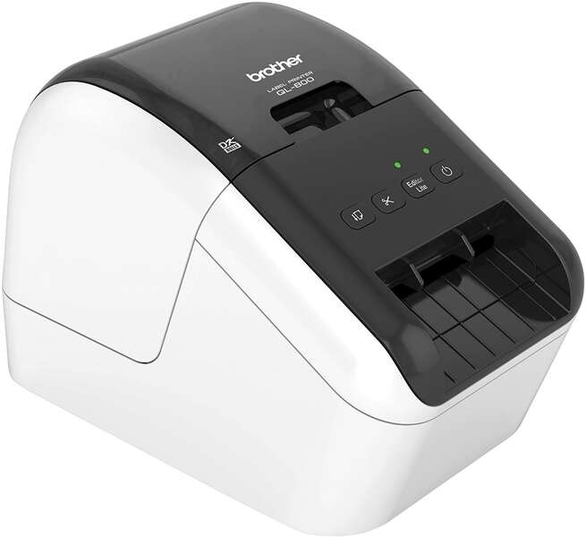 Brother QL800 Impresora Profesional Termica de Etichette USB - 93 Etichette por min. - Resolucion 300x600ppp - Impresion a Nero y Rosso - Cortador Automatico