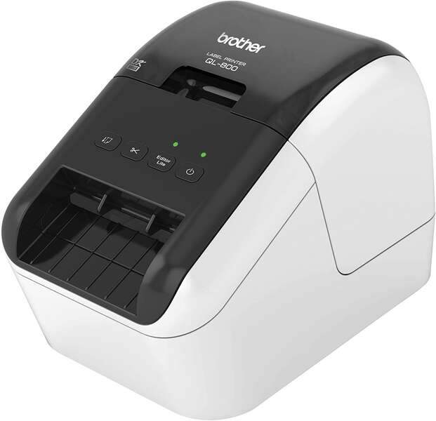Brother QL800 Impresora Profesional Termica de Etichette USB - 93 Etichette por min. - Resolucion 300x600ppp - Impresion a Nero y Rosso - Cortador Automatico