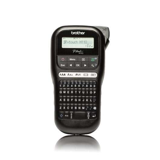 Brother PT-H110 Etichettatrice Elettronica Portatile - Display LCD - 253 Simboli - Velocità 20mm/s - Colore Nero