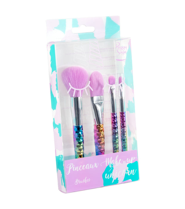 PEGGY SAGE  SET DI 4 PENNELLI MAKE-UP UNICORN