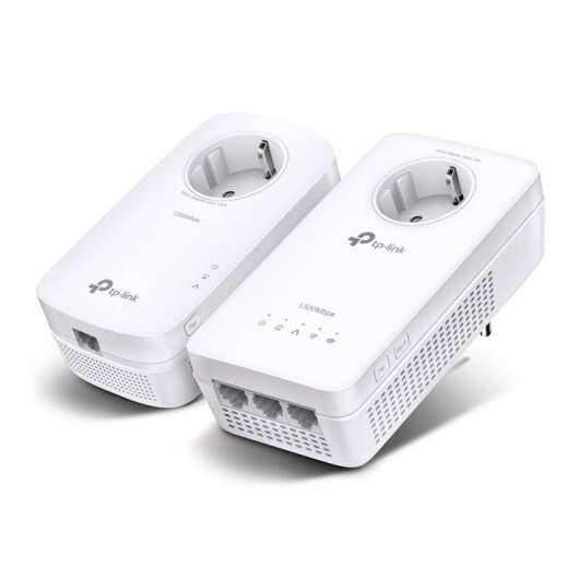 TP-Link KIT Powerline WiFi AC1200 - Spina Incorporata - 3 Porte Gigabit Ethernet - Dual Band fino a 867Mbps