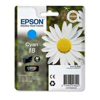 Epson T1802 (18) Cartuccia di inchiostro originale ciano - C13T18024012