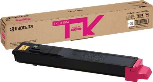 Kyocera TK8115 Magenta Cartuccia Toner Originale - 1T02P3BNL0/TK8115M