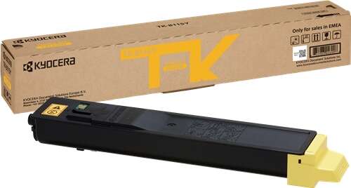 Kyocera TK8115 Giallo Cartuccia Toner Originale - 1T02P3ANL0/TK8115Y