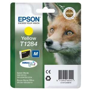 Epson T1284 Giallo Cartuccia Inchiostro Originale - C13T12844012