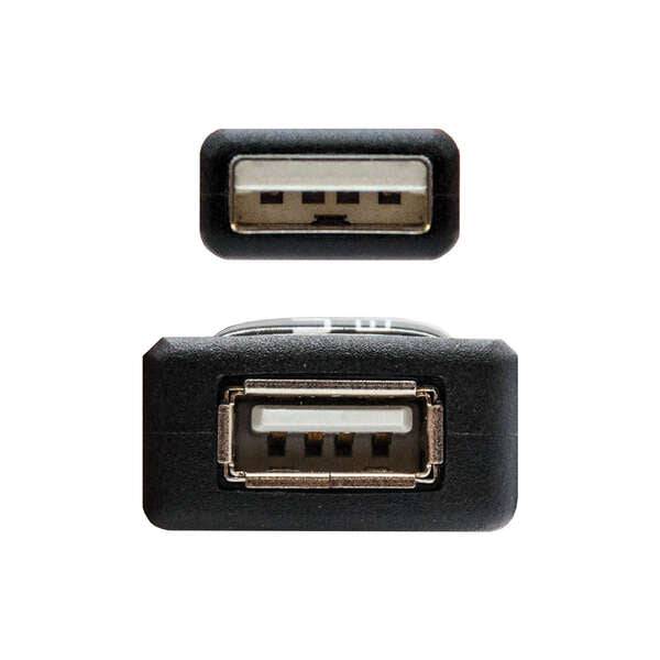Nanocable Cavo Prolunga con Amplificatore USB-A 2.0 Maschio a USB-A Femmina 15m