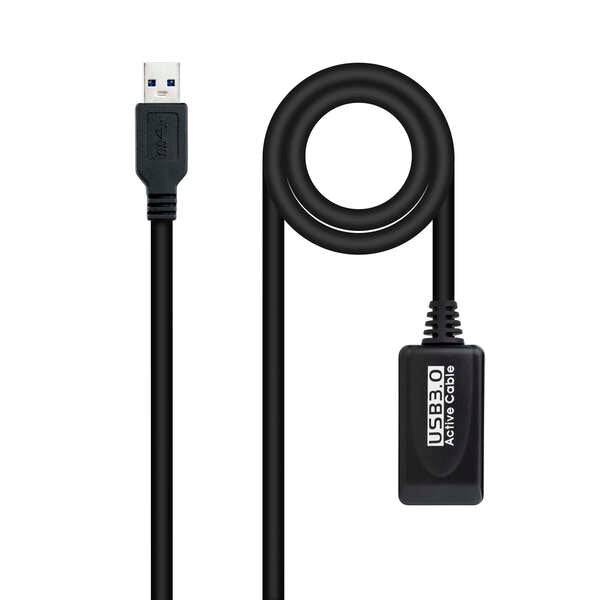 Nanocable Cavo Prolunga con Amplificatore USB-A 3.0 Maschio a USB-A Femmina 10m